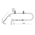 Cable de accionamiento, freno de estacionamiento