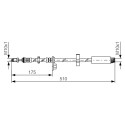 Tubo flexible de frenos BOSCH 1 987 481 453