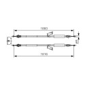 Cable de accionamiento, freno de estacionamiento