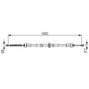 Cable de accionamiento, freno de estacionamiento