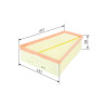 Filtro de aire BOSCH F 026 400 139