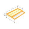 Filtro de aire BOSCH F 026 400 466
