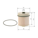 Filtro combustible BOSCH F 026 402 216