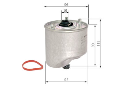 Filtro combustible BOSCH F 026 402 864