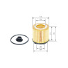 Filtro de aceite BOSCH F 026 407 178