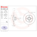 Juego de discos de freno BEARING DISC LINE BREMBO 08.5834.25