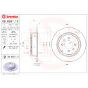 Juego de discos de freno BREMBO 08.6931.10
