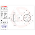Juego de discos de freno BREMBO 08.7358.10