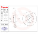 Juego de Discos de freno COATED DISC LINE