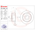 Juego de discos de freno BREMBO 08.8094.40