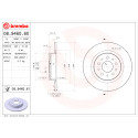 Juego de discos de freno BREMBO 08.9460.60