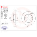 Juego de discos de freno COATED DISC LINE