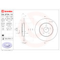 Juego de discos de freno BREMBO 08.9734.10
