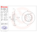 Juego de discos de freno BREMBO 08.A268.10