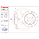 Juego de discos de freno BREMBO 08.A871.10