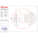 Juego de discos de freno BREMBO 08.A916.10