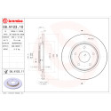 Juego de Discos de freno COATED DISC LINE BREMBO 08.N123.11