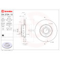 Juego de discos de freno BREMBO 09.5724.10