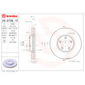 Juego de discos de freno BREMBO 09.6708.10