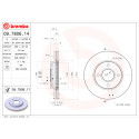 Juego de discos de freno COATED DISC LINE