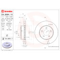 Juego de discos de freno BREMBO 09.8864.10