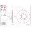 Juego de discos de freno BREMBO 09.9132.10