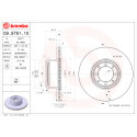 Juego de discos de freno BREMBO 09.9761.10