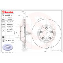 Juego de (2) Discos de freno COATED DISC LINE