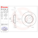 Juego de discos de freno BREMBO 09.A149.10