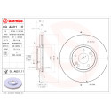 Juego de Discos de freno BREMBO 09.A601.10