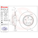 Juego de discos de freno BREMBO 09.A712.10