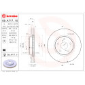 Juego de discos de freno BREMBO 09.A717.10