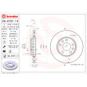 Juego de Discos de freno COATED DISC LINE