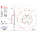 Juego de Discos de freno COATED DISC LINE BREMBO 09.A773.11