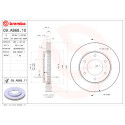 Juego de discos de freno BREMBO 09.A868.10