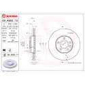 Juego de discos de freno BREMBO 09.A905.10