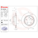 Juego de Discos de freno COATED DISC LINE BREMBO 09.B338.11