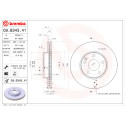 Juego de Discos de freno COATED DISC LINE BREMBO 09.B343.41