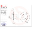 Juego de discos de freno BREMBO 09.B492.10