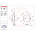 Juego de discos de freno BREMBO 09.B548.10