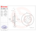 Juego de discos de freno BREMBO 09.B594.10