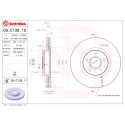 Juego de Discos de freno COATED DISC LINE BREMBO 09.C138.11