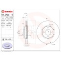 Juego de discos de freno BREMBO 09.C422.11