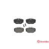 Juego de 4 pastillas de freno BREMBO P 06 010