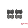Juego de 4 pastillas de freno BREMBO P 06 018