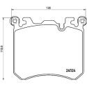 Juego de 4 pastillas de freno BREMBO P 06 077