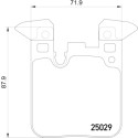 Juego de 4 pastillas de freno BREMBO P 06 095