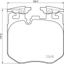 Juego de 4 pastillas de freno BREMBO P 06 106