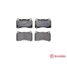Juego de 4 pastillas de freno BREMBO P 09 004