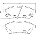 Juego de 4 pastillas de freno BREMBO P 09 010